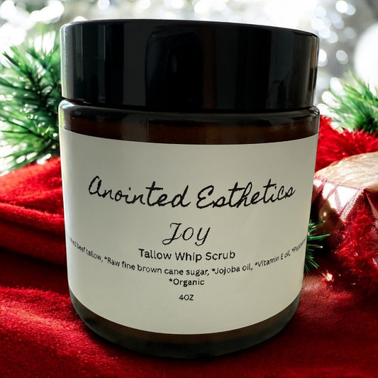 Joy Tallow Whipped Peppermint Sugar Scrub